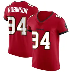 Nike A'Shawn Robinson Tampa Bay Buccaneers Elite Red Vapor Jersey - Men's