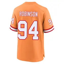 Nike A'Shawn Robinson Tampa Bay Buccaneers Game Cream sicle 50th Season Jersey - Men's