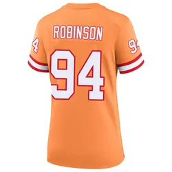 Nike A'Shawn Robinson Tampa Bay Buccaneers Game Cream sicle 50th Season Jersey - Women's