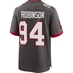 Nike A'Shawn Robinson Tampa Bay Buccaneers Game Pewter Alternate Jersey - Men's