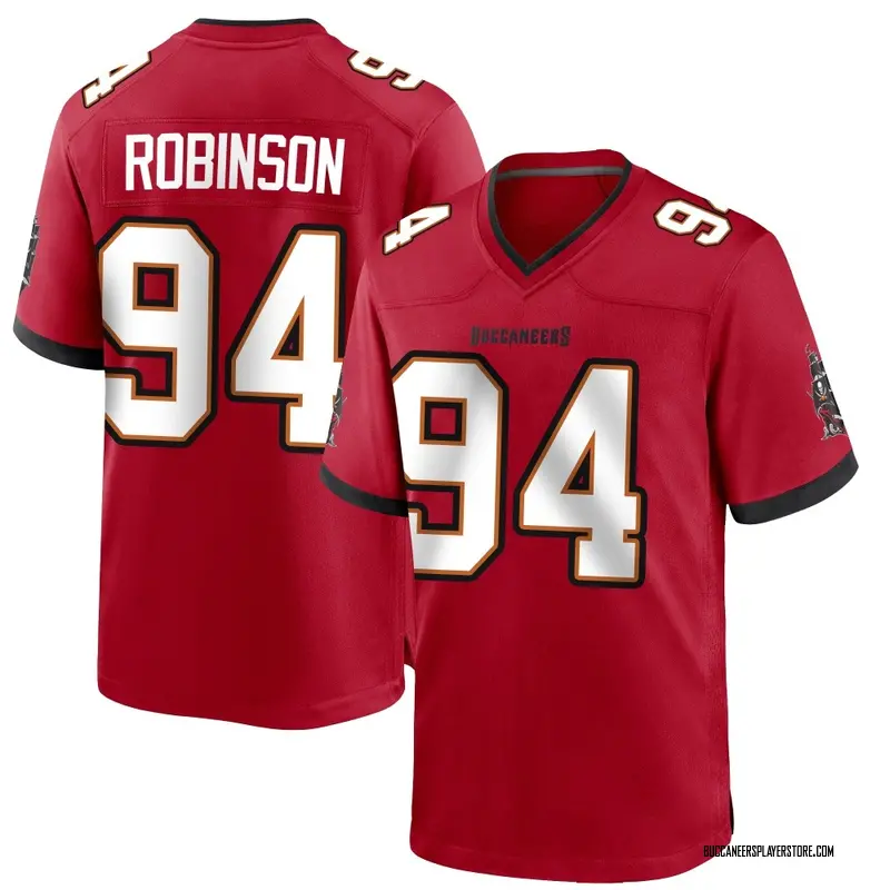 Nike A'Shawn Robinson Tampa Bay Buccaneers Game Red Team Color Jersey - Men's