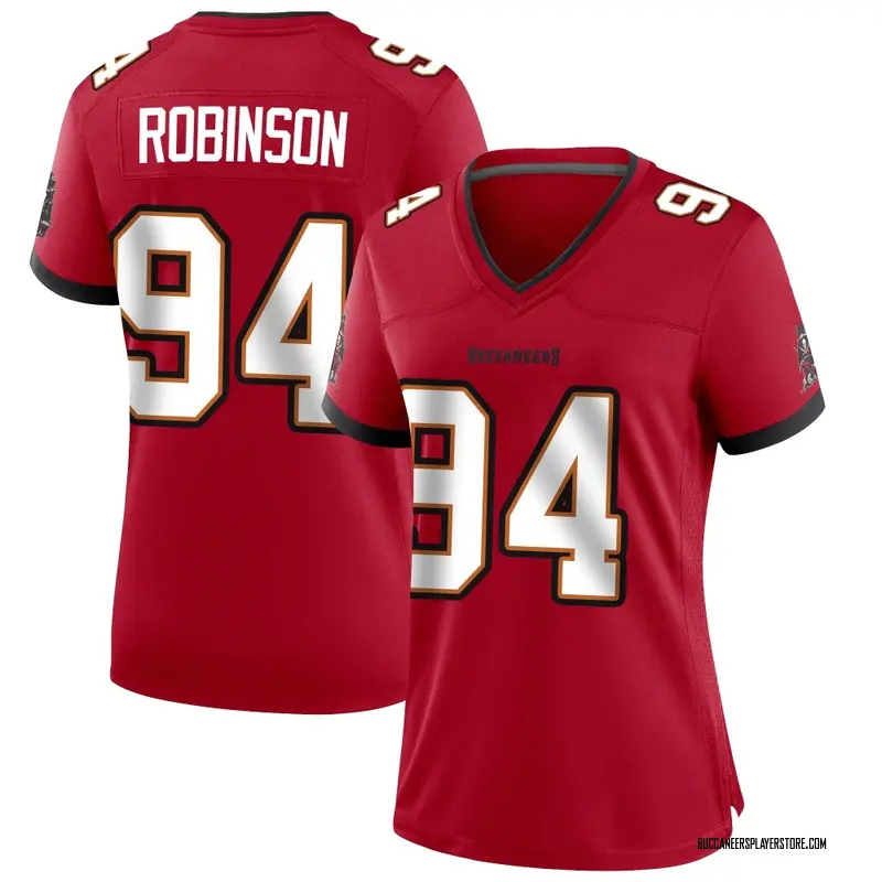 Nike A'Shawn Robinson Tampa Bay Buccaneers Game Red Team Color Jersey - Women's