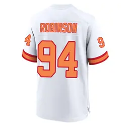 Nike A'Shawn Robinson Tampa Bay Buccaneers Game White '76 50th Season Jersey - Men's