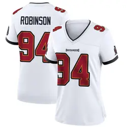 Nike A'Shawn Robinson Tampa Bay Buccaneers Game White Jersey - Women's