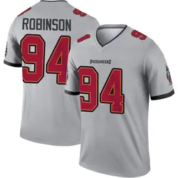 Nike A'Shawn Robinson Tampa Bay Buccaneers Legend Gray Inverted Jersey - Youth