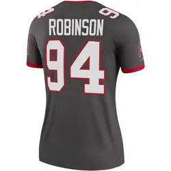 Nike A'Shawn Robinson Tampa Bay Buccaneers Legend Pewter Alternate Jersey - Women's