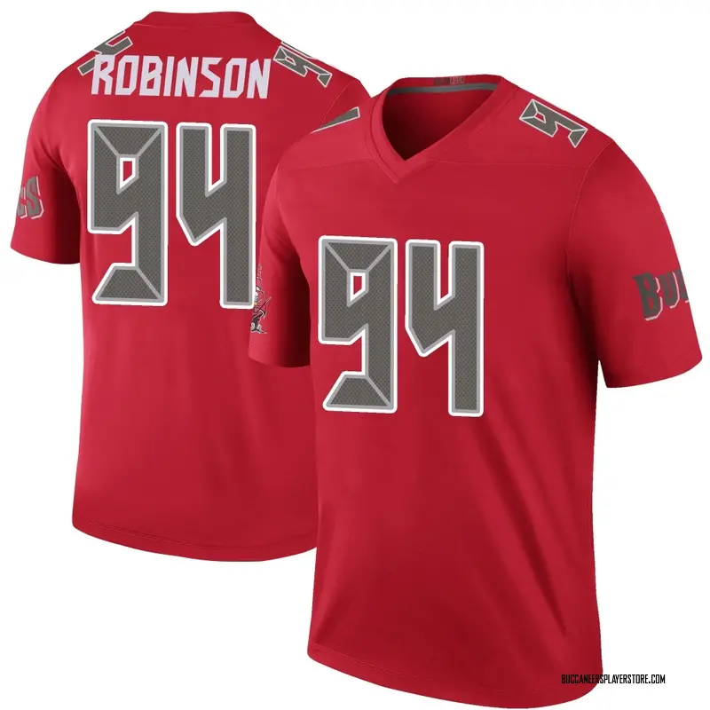 Nike A'Shawn Robinson Tampa Bay Buccaneers Legend Red Color Rush Jersey - Men's