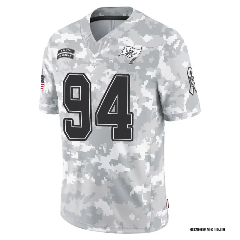 Nike A'Shawn Robinson Tampa Bay Buccaneers Limited Arctic Camo 2024 Salute to Service Jersey - Men's
