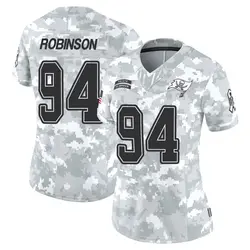 Nike A'Shawn Robinson Tampa Bay Buccaneers Limited Arctic Camo 2024 Salute to Service Jersey - Women's