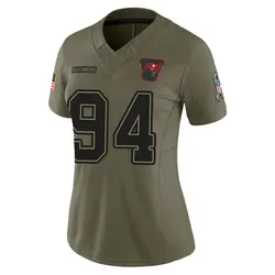 Nike A'Shawn Robinson Tampa Bay Buccaneers Limited Olive 2025 Salute to Service Jersey - Women's