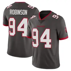 Nike A'Shawn Robinson Tampa Bay Buccaneers Limited Pewter Alternate Vapor Jersey - Men's