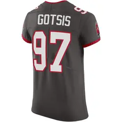 Nike Adam Gotsis Tampa Bay Buccaneers Elite Pewter Alternate Vapor Jersey - Men's
