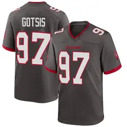 Nike Adam Gotsis Tampa Bay Buccaneers Game Pewter Alternate Jersey - Men's