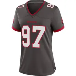 Nike Adam Gotsis Tampa Bay Buccaneers Game Pewter Alternate Jersey - Women's