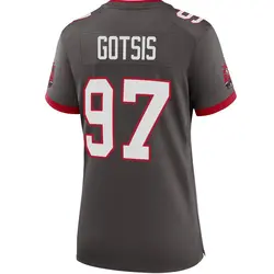 Nike Adam Gotsis Tampa Bay Buccaneers Game Pewter Alternate Jersey - Women's