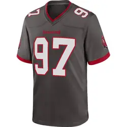 Nike Adam Gotsis Tampa Bay Buccaneers Game Pewter Alternate Jersey - Youth