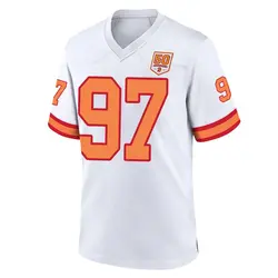 Nike Adam Gotsis Tampa Bay Buccaneers Game White '76 50th Season Jersey - Youth