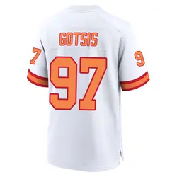 Nike Adam Gotsis Tampa Bay Buccaneers Game White '76 Jersey - Men's