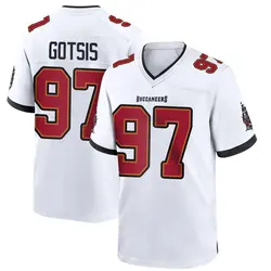 Nike Adam Gotsis Tampa Bay Buccaneers Game White Jersey - Youth