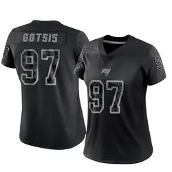 Nike Adam Gotsis Tampa Bay Buccaneers Limited Black Reflective Jersey - Women's