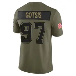 Nike Adam Gotsis Tampa Bay Buccaneers Limited Olive 2025 Salute to Service Jersey - Men's