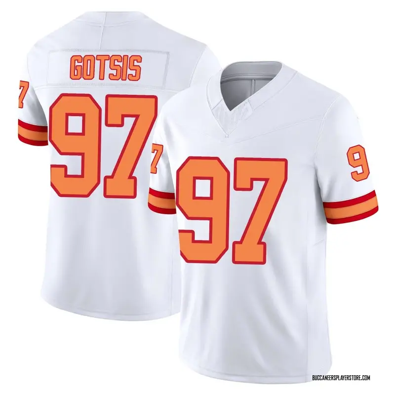 Nike Adam Gotsis Tampa Bay Buccaneers Limited White '76 Vapor F.U.S.E. Jersey - Men's