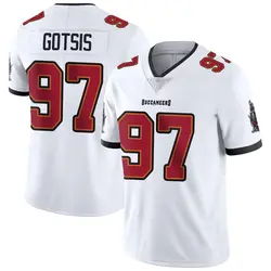 Nike Adam Gotsis Tampa Bay Buccaneers Limited White Vapor Untouchable Jersey - Youth