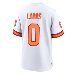 Nike Aidan Laros Tampa Bay Buccaneers Game White '76 50th Season Jersey - Men's