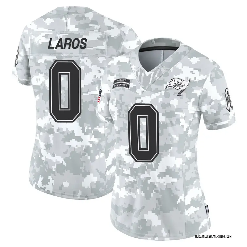 Nike Aidan Laros Tampa Bay Buccaneers Limited Arctic Camo 2024 Salute to Service Jersey - Women's