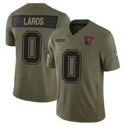 Nike Aidan Laros Tampa Bay Buccaneers Limited Olive 2025 Salute to Service Jersey - Men's