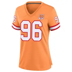 Nike Akiem Hicks Tampa Bay Buccaneers Game Cream sicle 50th Season Jersey - Women's