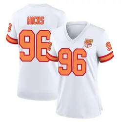 Nike Akiem Hicks Tampa Bay Buccaneers Game White '76 50th Season Jersey - Women's