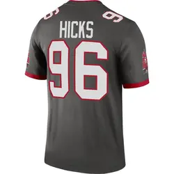 Nike Akiem Hicks Tampa Bay Buccaneers Legend Pewter Alternate Jersey - Men's