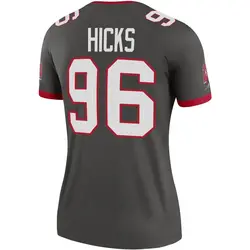 Nike Akiem Hicks Tampa Bay Buccaneers Legend Pewter Alternate Jersey - Women's