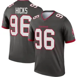 Nike Akiem Hicks Tampa Bay Buccaneers Legend Pewter Alternate Jersey - Youth