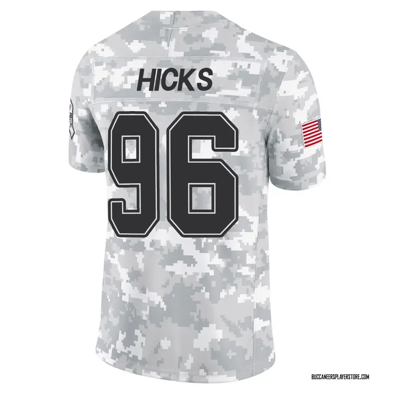 Nike Akiem Hicks Tampa Bay Buccaneers Limited Arctic Camo 2024 Salute to Service Jersey - Men's