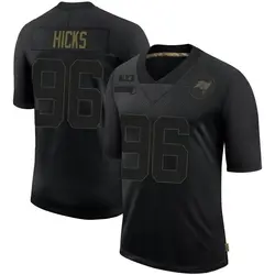 Nike Akiem Hicks Tampa Bay Buccaneers Limited Black 2020 Salute To Service Jersey - Men's