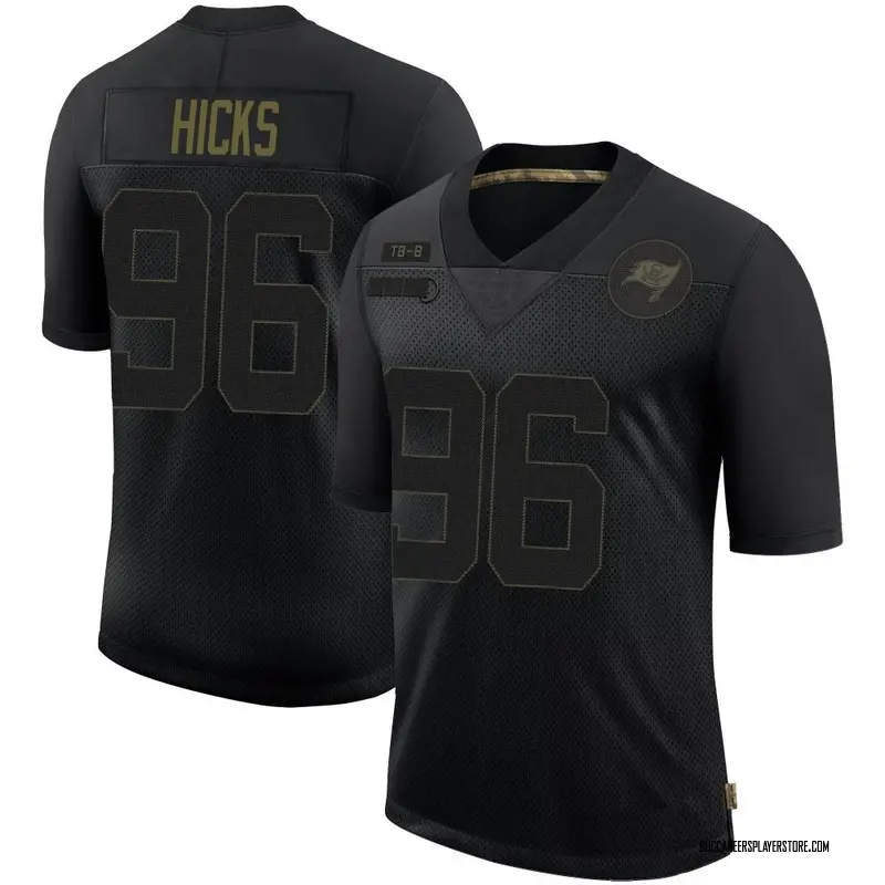 Nike Akiem Hicks Tampa Bay Buccaneers Limited Black 2020 Salute To Service Jersey - Men's