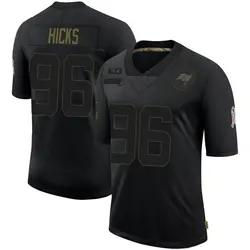 Nike Akiem Hicks Tampa Bay Buccaneers Limited Black 2020 Salute To Service Jersey - Youth