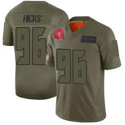 Nike Akiem Hicks Tampa Bay Buccaneers Limited Camo 2019 Salute to Service Jersey - Youth