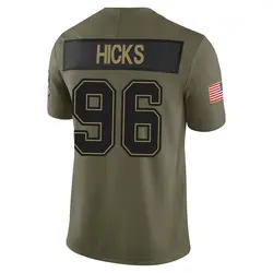 Nike Akiem Hicks Tampa Bay Buccaneers Limited Olive 2025 Salute to Service Jersey - Men's