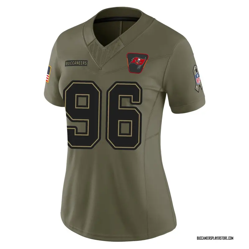 Nike Akiem Hicks Tampa Bay Buccaneers Limited Olive 2025 Salute to Service Jersey - Women's