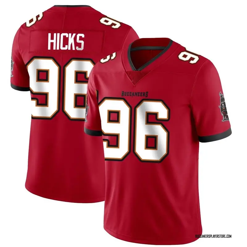 Nike Akiem Hicks Tampa Bay Buccaneers Limited Red Team Color Vapor Untouchable Jersey - Men's