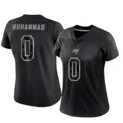 Nike Al-Quadin Muhammad Tampa Bay Buccaneers Limited Black Reflective Jersey - Women's