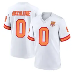 Nike Alex Anzalone Tampa Bay Buccaneers Game White '76 50th Season Jersey - Youth