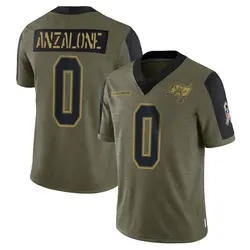 Nike Alex Anzalone Tampa Bay Buccaneers Limited Olive 2021 Salute To Service Jersey - Youth