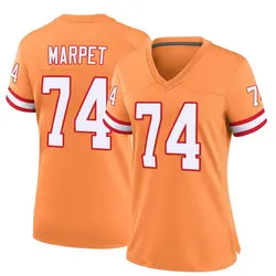 Nike Ali Marpet Tampa Bay Buccaneers Game Orange Throwback Jersey - Women's