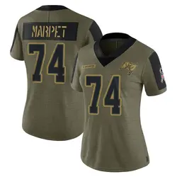 Nike Ali Marpet Tampa Bay Buccaneers Limited Olive 2021 Salute To Service Jersey - Women's