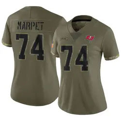 Nike Ali Marpet Tampa Bay Buccaneers Limited Olive 2022 Salute To Service Jersey - Women's