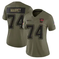 Nike Ali Marpet Tampa Bay Buccaneers Limited Olive 2025 Salute to Service Jersey - Women's